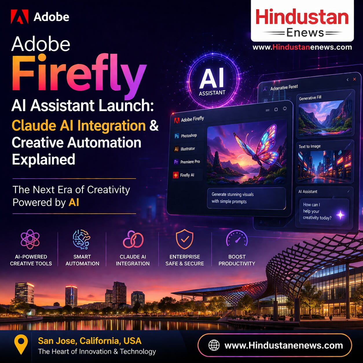 Adobe launches Firefly AI Assistant with Claude AI integration