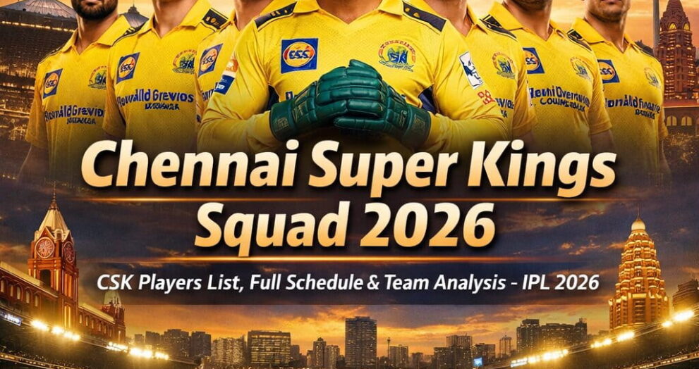 Chennai Super Kings Squad 2026