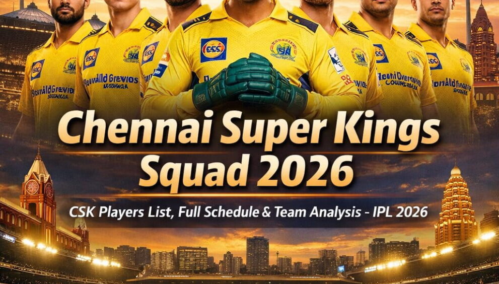 Chennai Super Kings Squad 2026