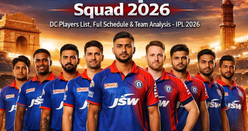 Delhi Capitals squad 2026 unveiled