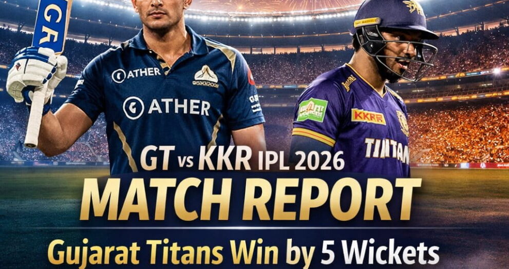 GT vs KKR IPL 2026 Match Report