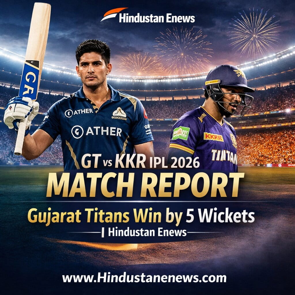 GT vs KKR IPL 2026 Match Report