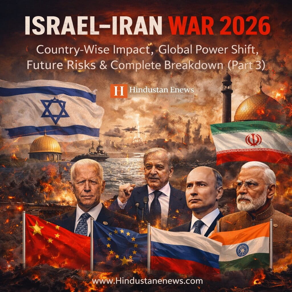 Israel–Iran War 2026 Country-Wise Impact, Global Power Shift, Future Risks & Complete Breakdown