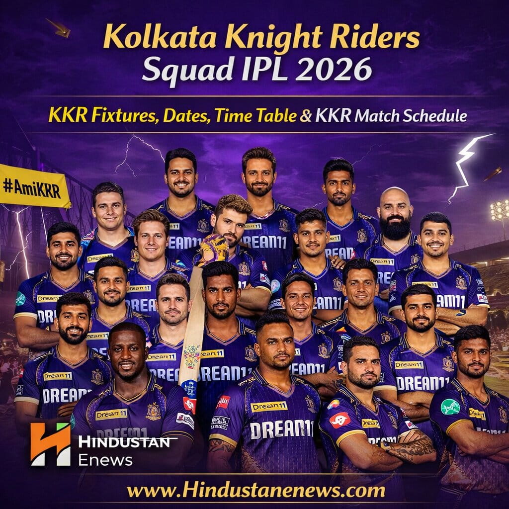 Kolkata Knight Riders Squad 2026