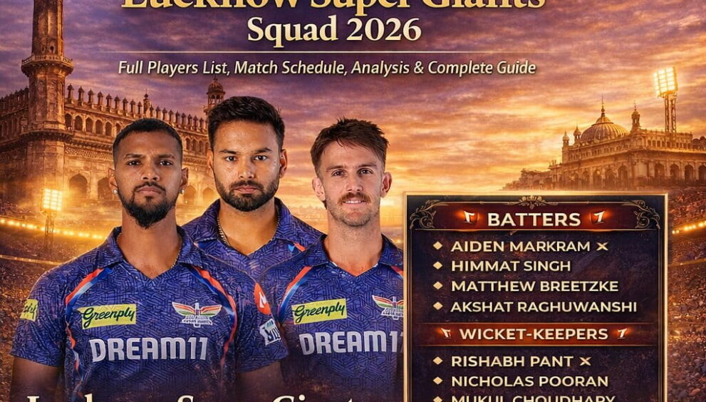 Lucknow Super Giants squad 2026 lineup