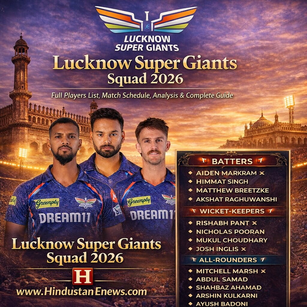 Lucknow Super Giants squad 2026 lineup
