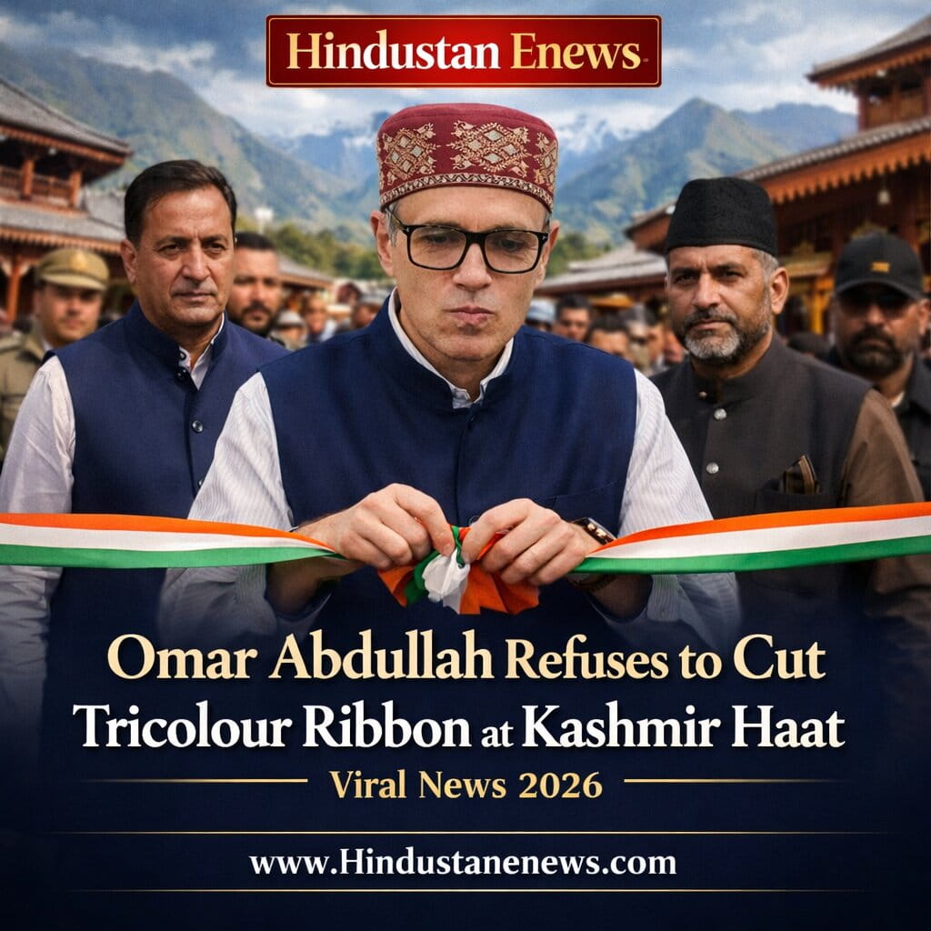 Omar Abdullah Refuses to Cut Tricolour Ribbon at Kashmir Event