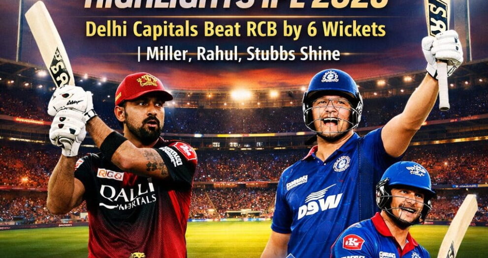 RCB vs DC Highlights IPL 2026