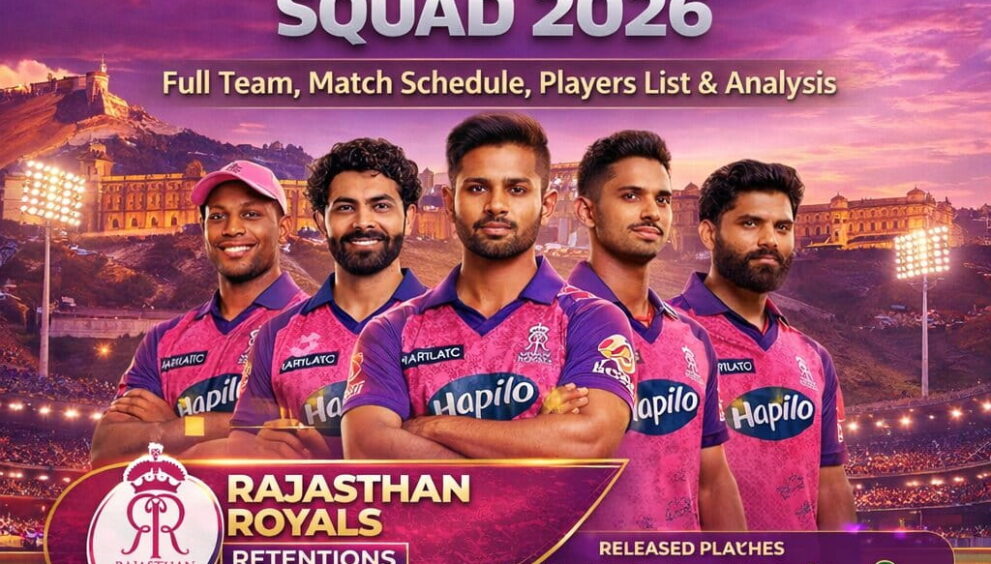 Rajasthan Royals squad 2026 IPL overview