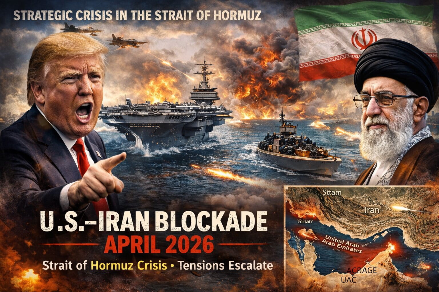 U.S.-Iran blockade in the Strait