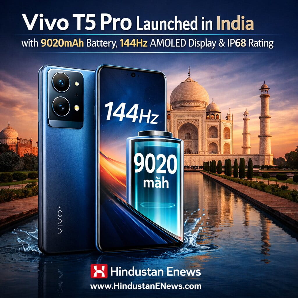 Vivo T5 Pro Launched in India with 9020mAh Battery