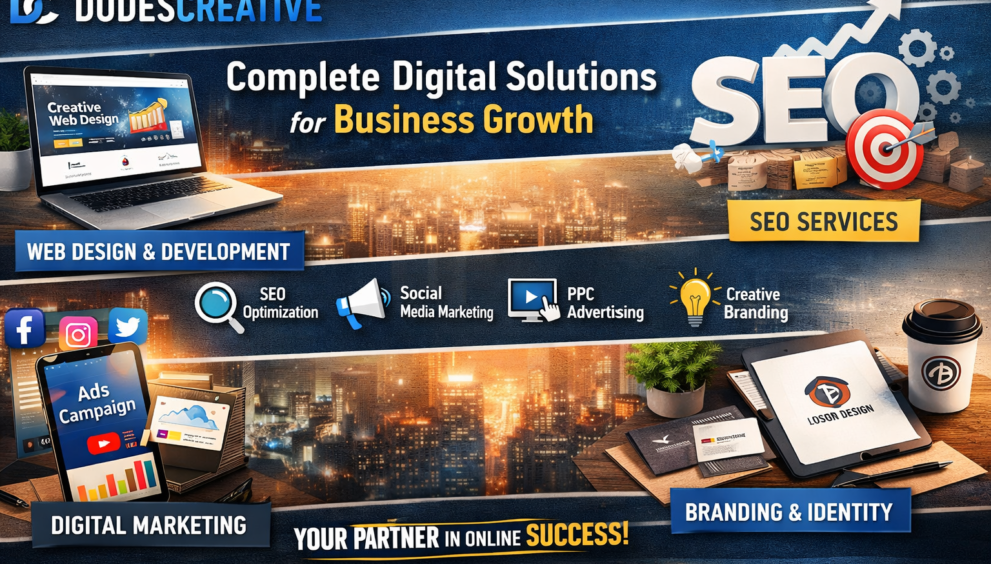 Dudes Creative Digital Marketing Agency - Web Design, SEO & Marketing Services - Contact now