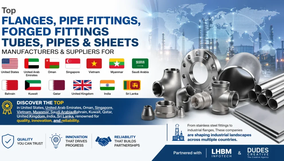 Flanges, Pipe Fittings, Forged, Tubes, Bars, Pipes & Sheets Manufacturers & Suppliers in US, AE, OM, SG, VN, MM, SA, BH, KW, QA, UK, IN, LK