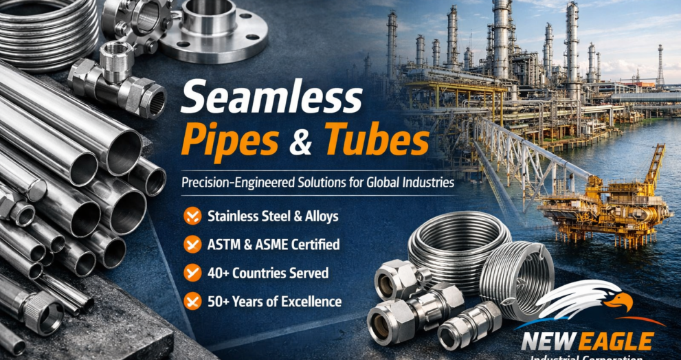 Seamless Tubes Manufacturer & Pipes Supplier - New Eagle Steel Official Site Details