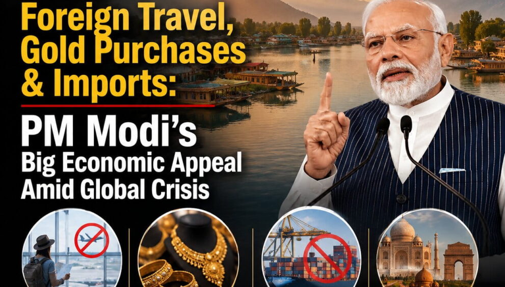 Avoid Foreign Travel, Gold Purchases & Imports PM Modi