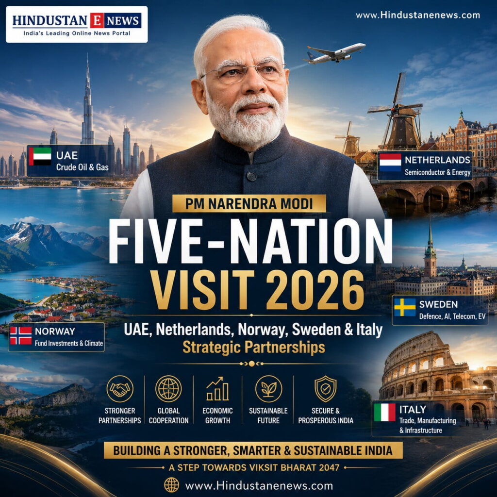 PM Modi’s five-nation visit 2026
