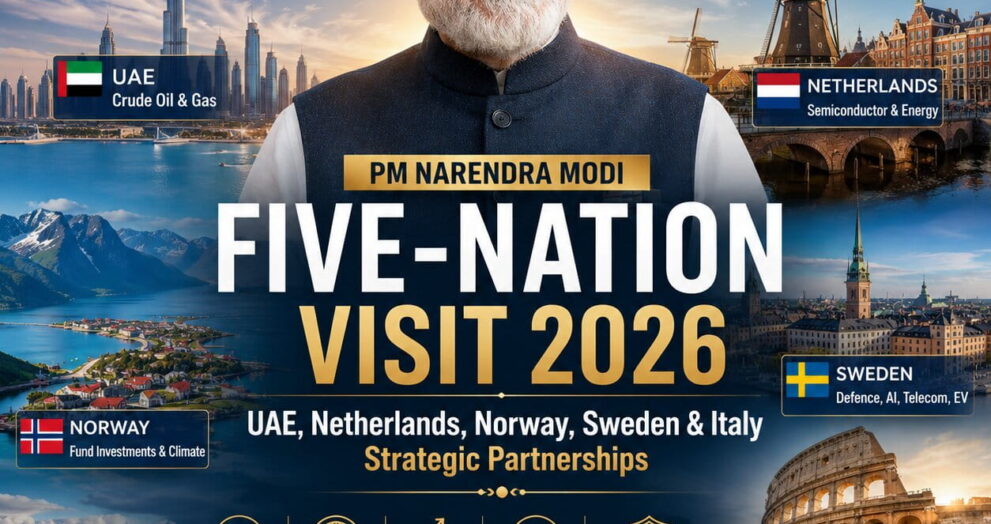 PM Modi’s five-nation visit 2026