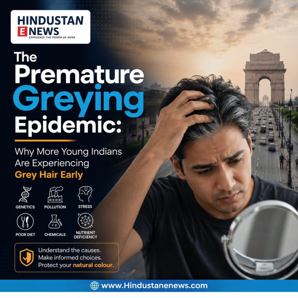 Premature greying Hair concern in youths