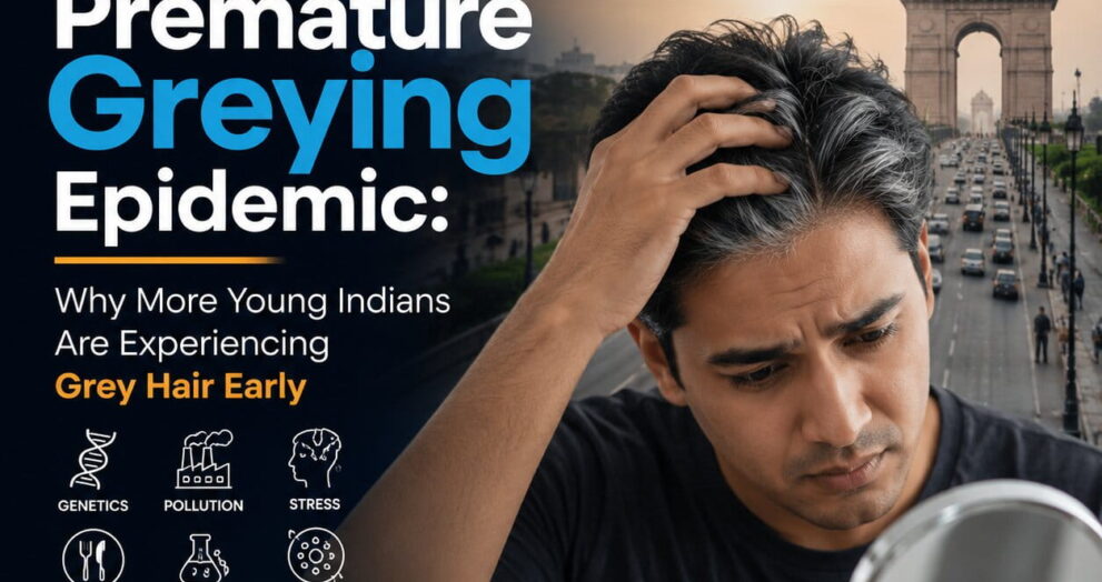Premature greying Hair concern in youths