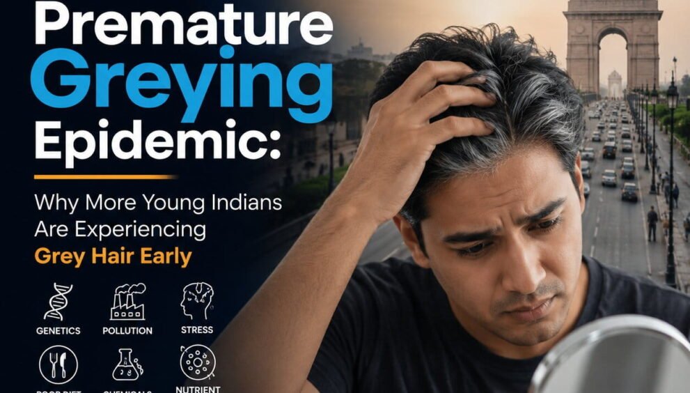 Premature greying Hair concern in youths