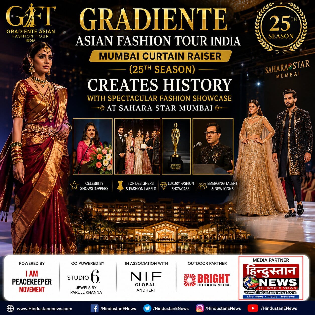 Gradiente Asian Fashion Tour Mumbai India