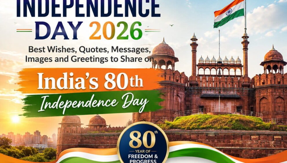 Happy Independence Day 2026 wishes and greetings for India's 80th Independence Day