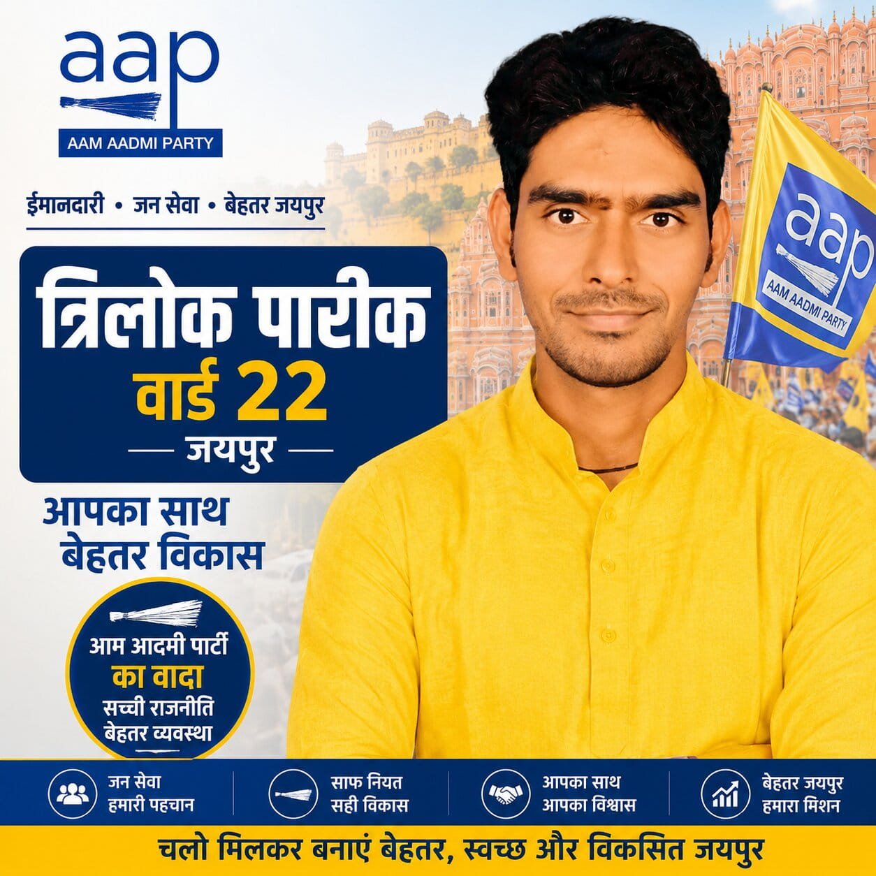 त्रिलोक पारीक वार्ड 22