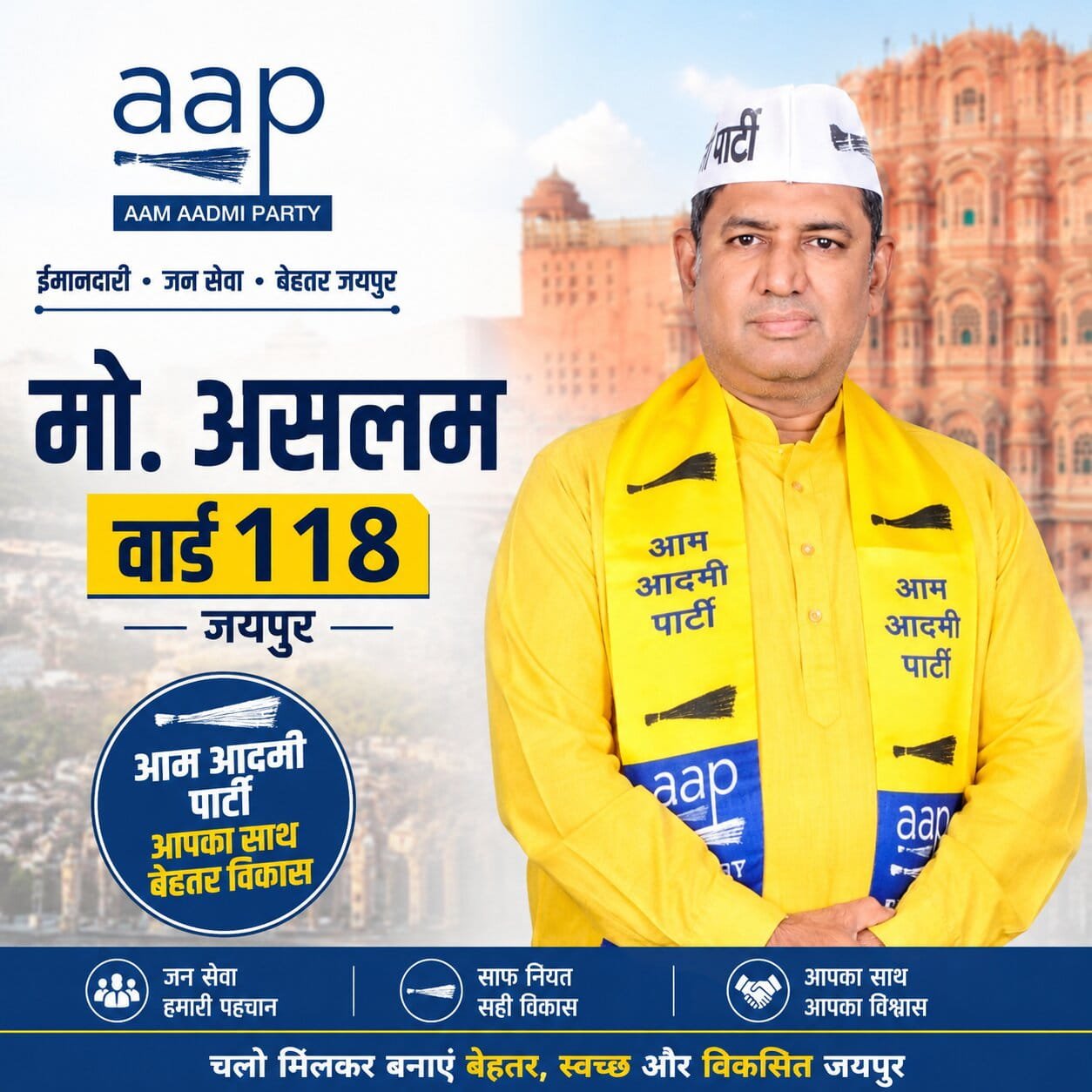 मो. असलम वार्ड 118