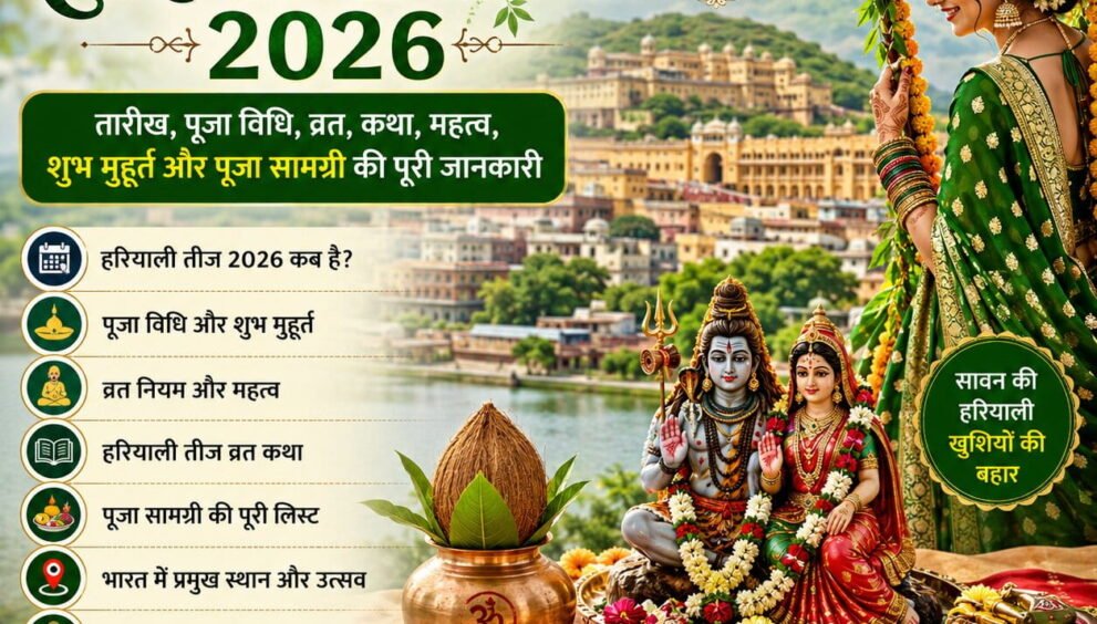 हरियाली तीज 2026 पूजा और उत्सव Guide